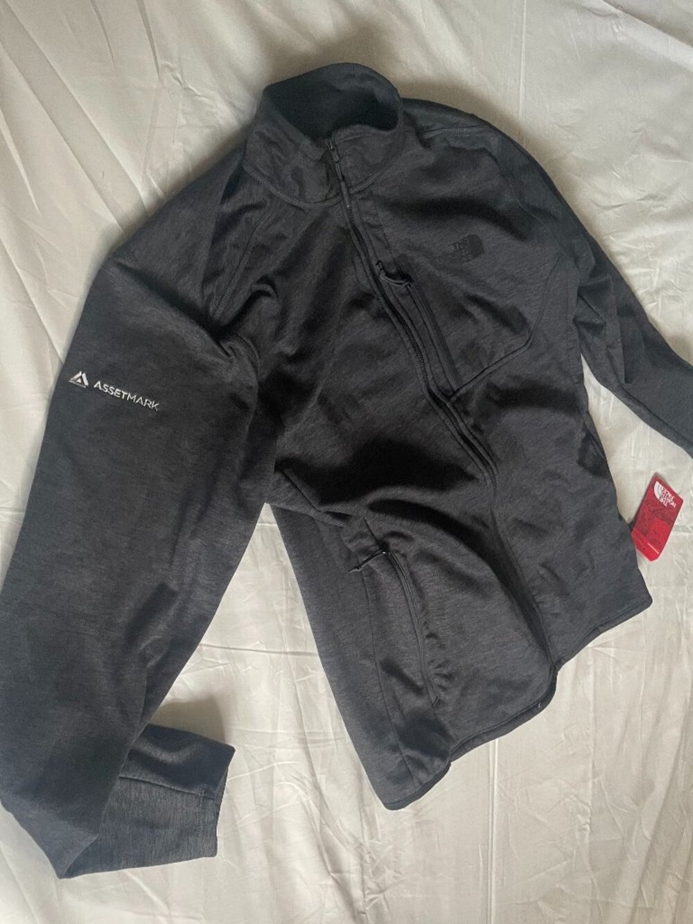 The North Face Skyline Full Zip Fleece Jacket Dark Grey Heather Men's L